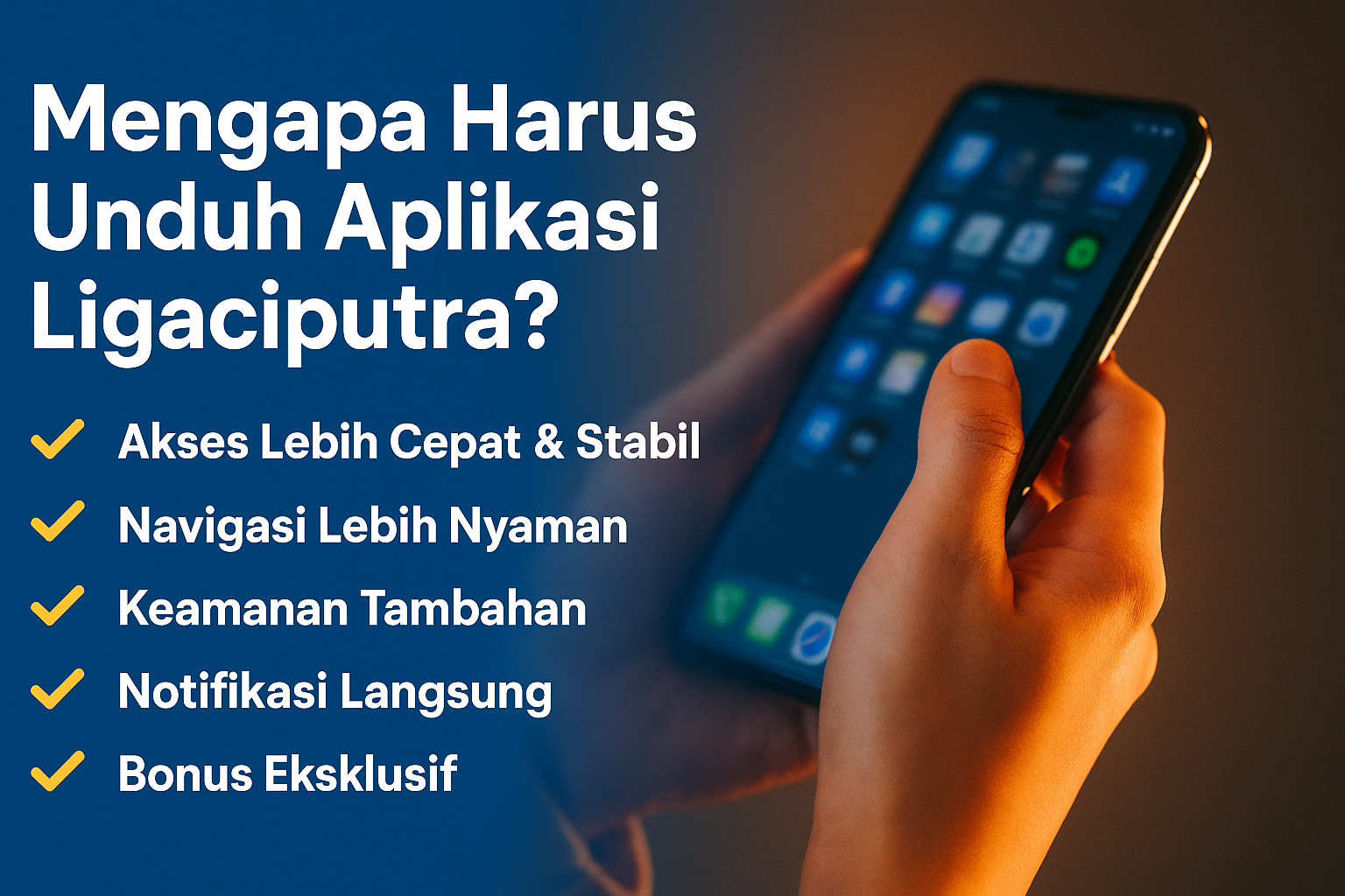 Unduhan Aplikasi Ligaciputra untuk iOS & Android